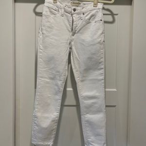 White Madewell Skinny Jeans
